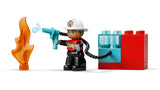 Lego Duplo Fire Truck With Hose And Firefighter