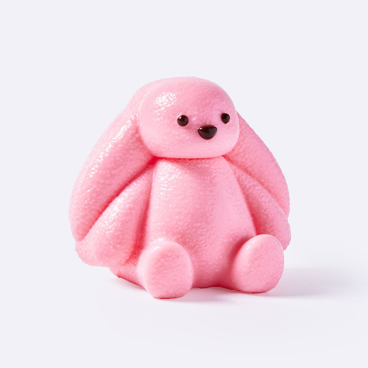 Taba Squishy Plush Lop-Eared Bunny Pink - Soft Sensory Toy for Kids