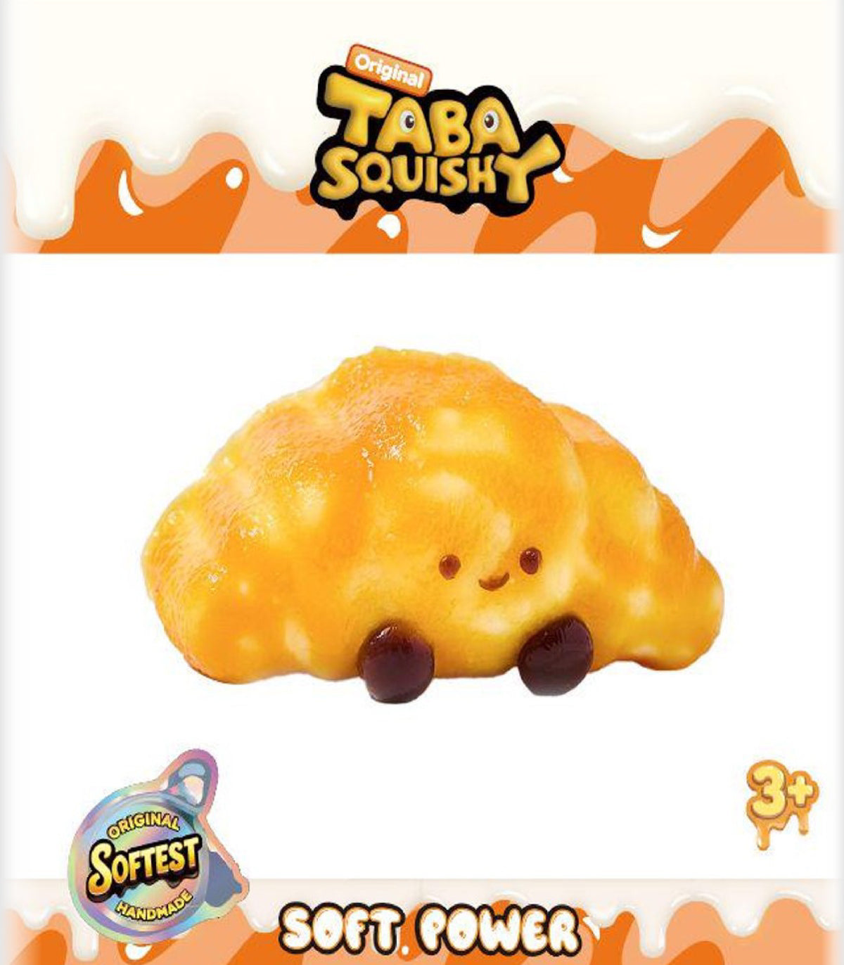 Taba Squishy Croissant - Soft Sensory Fidget Toy for Kids