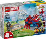 Lego Marvel Spidey On Motrcycle Vs Rhino Building Toys