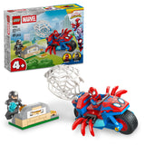 Lego Marvel Spidey On Motrcycle Vs Rhino Building Toys