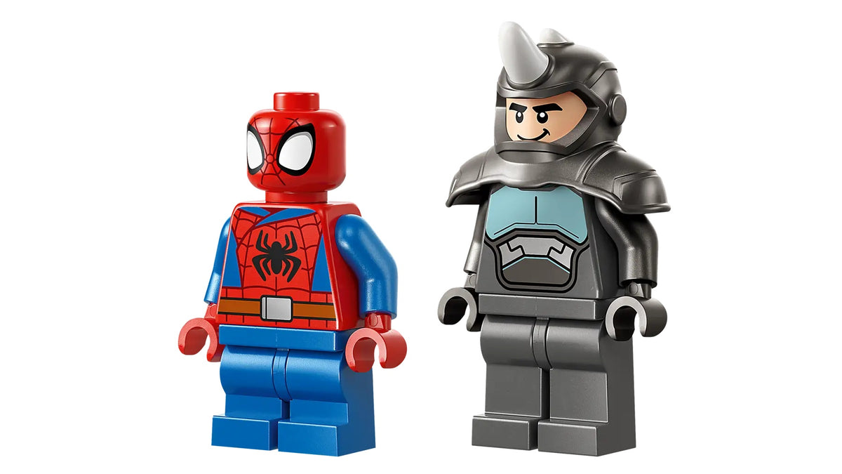 Lego Marvel Spidey On Motrcycle Vs Rhino Building Toys