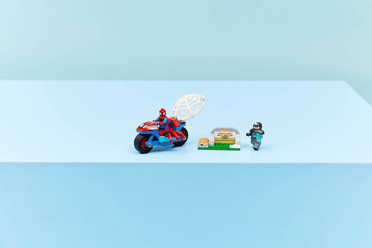 Lego Marvel Spidey On Motrcycle Vs Rhino Building Toys