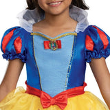 Disney Princess Snow White Classic Costume for Girls Princess Fancy Dress Outfit, 7–8 Years