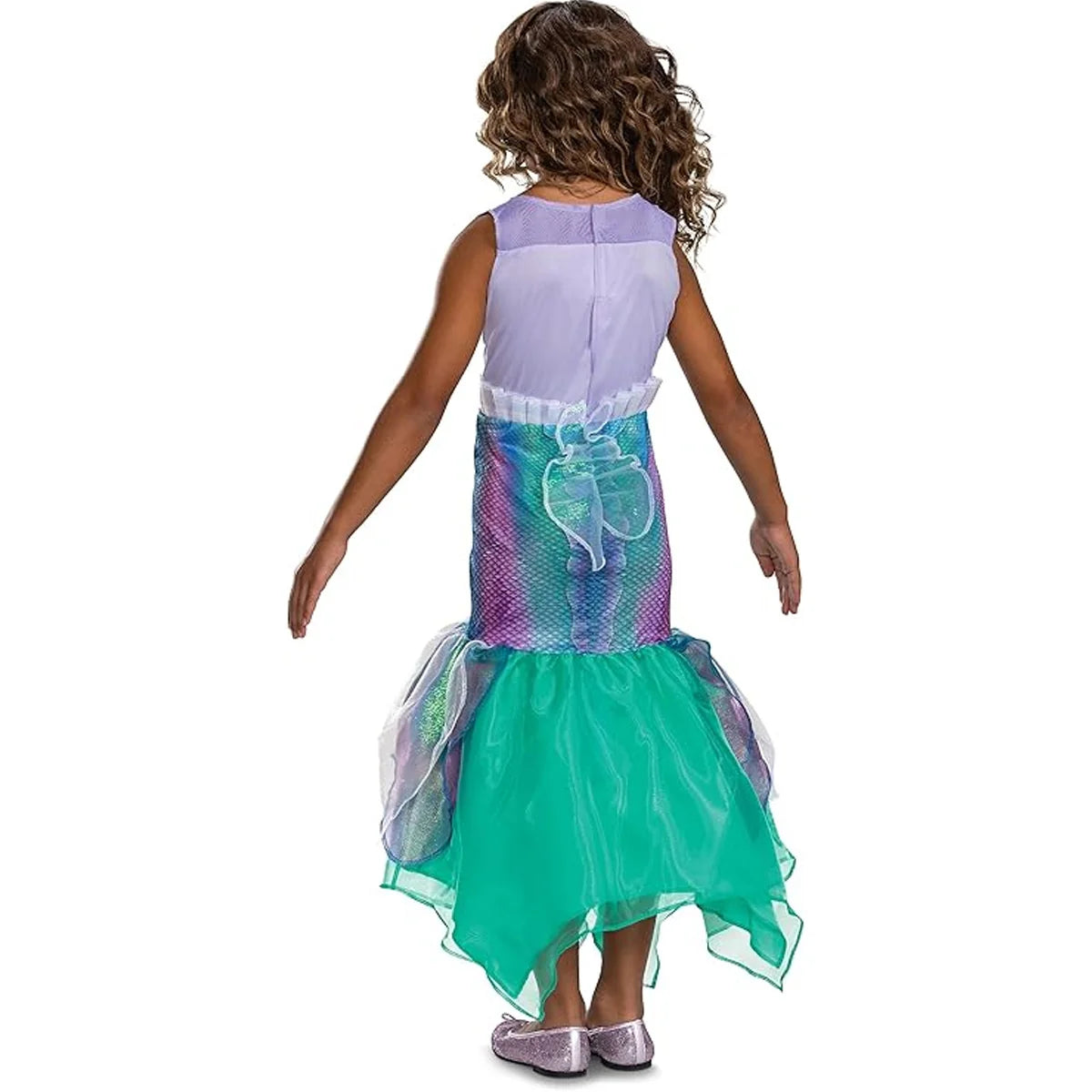 Disney Princess Ariel Classic Costume for Girls The Little Mermaid Fancy Dress Outfit, 7–8 Years
