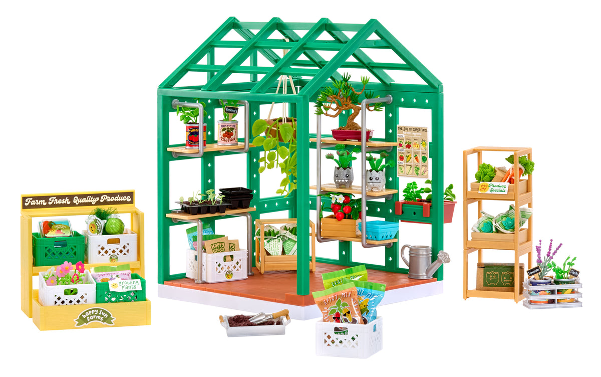 Miniverse Spaces Starter Pack Greenhouse Collectible Playset for Kids