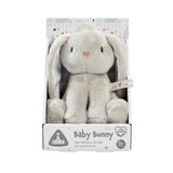 Early Learning Centre Baby Grey Bunny Small Boxed Plush Toy