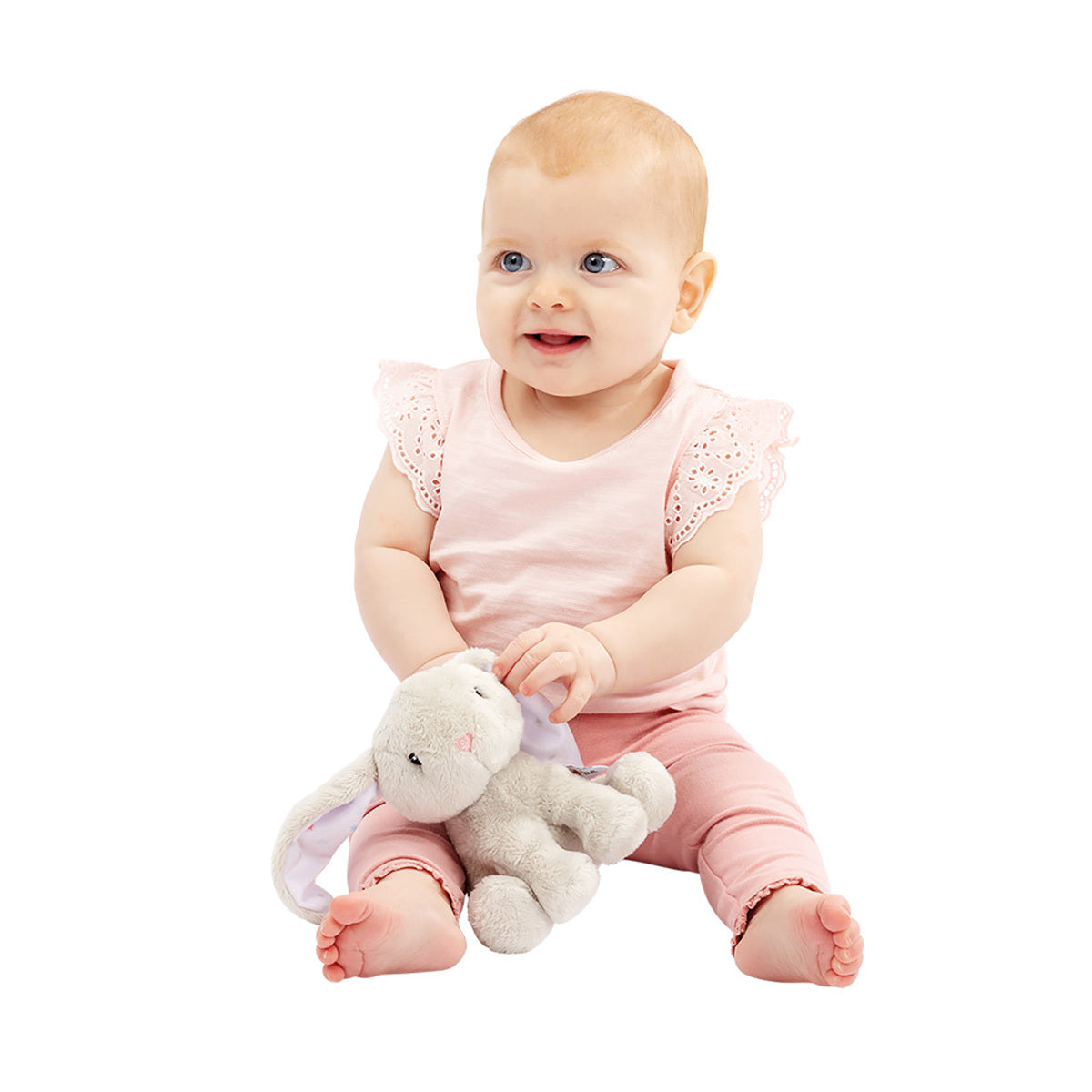 Early Learning Centre Baby Grey Bunny Small Boxed Plush Toy