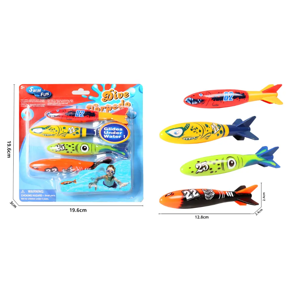 Diving Torpedo Toys 4-pieces