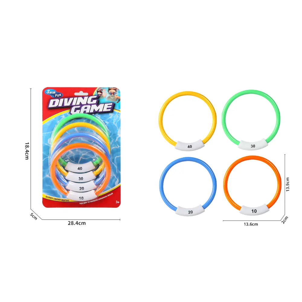 DIVING RING TOYS 4 PIECES