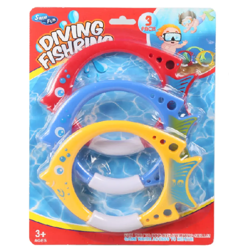 Diving Fish Ring Toys 3-pieces