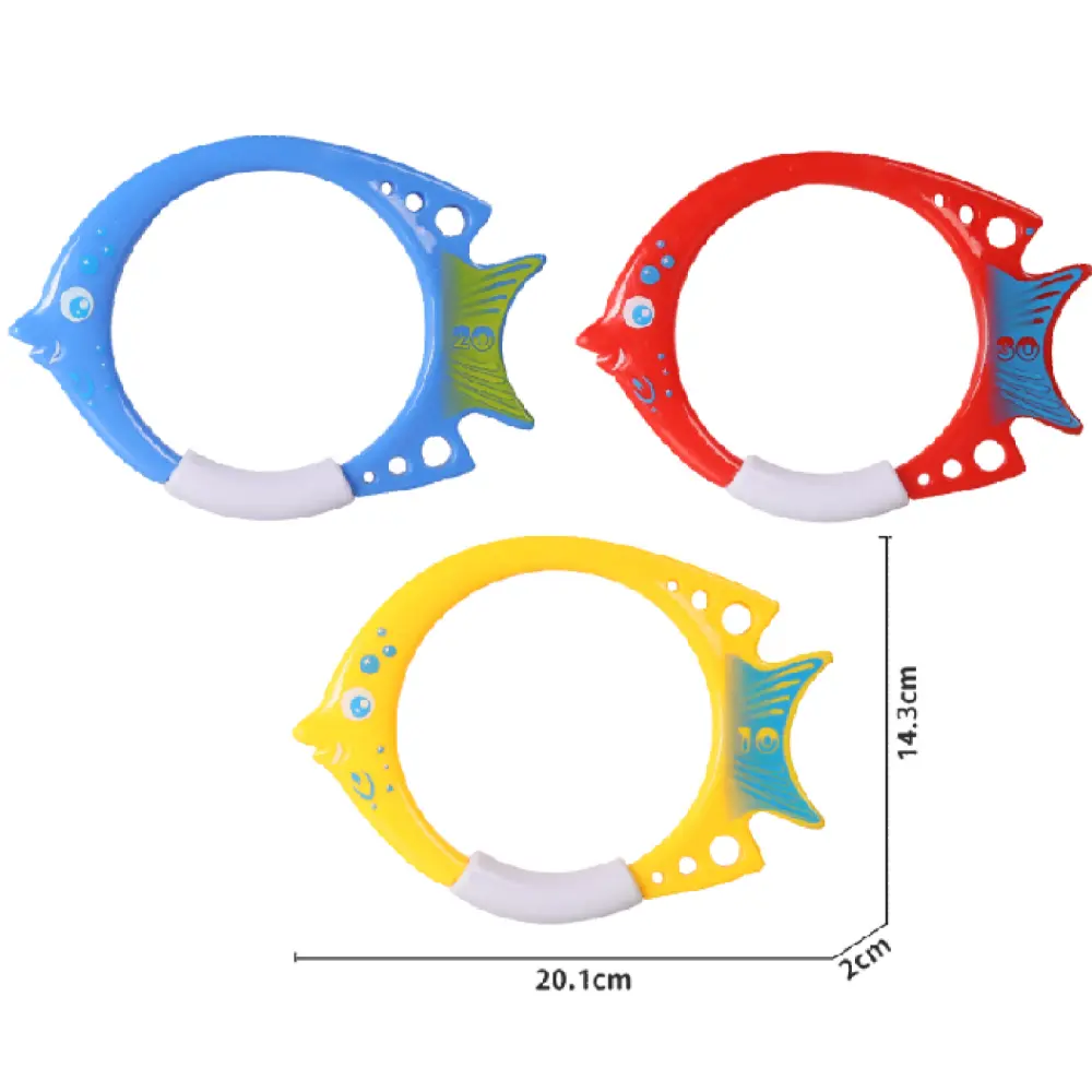 Diving Fish Ring Toys 3pieces