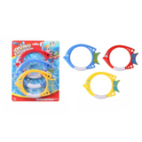 Diving Fish Ring Toys 3-pieces