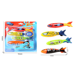 DIVING TORPEDO TOYS 4PIECES