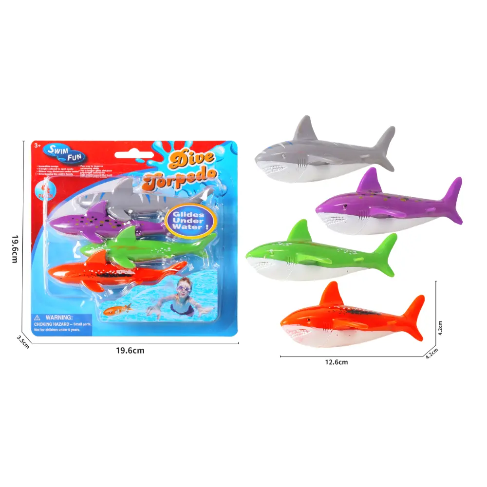 Diving Torpedo Toys 4-pieces