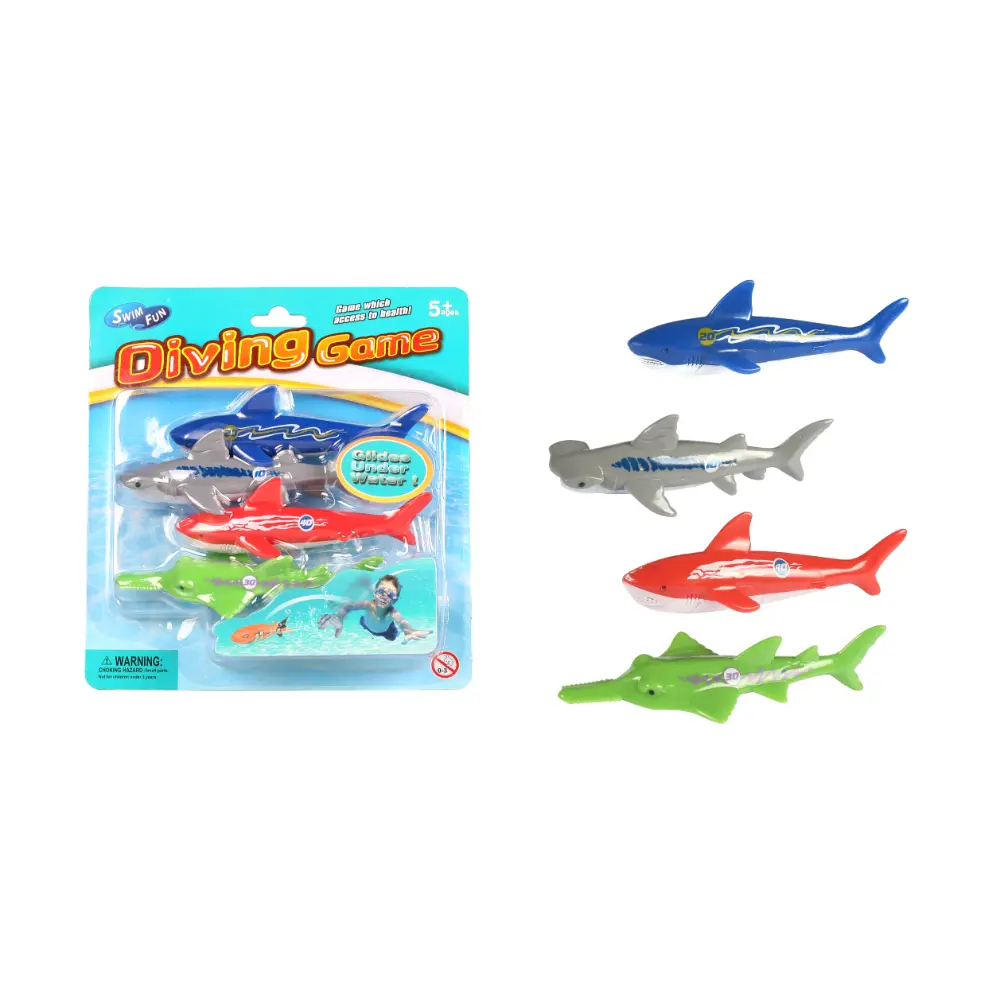 Diving Shark Variety Toys 4pcs
