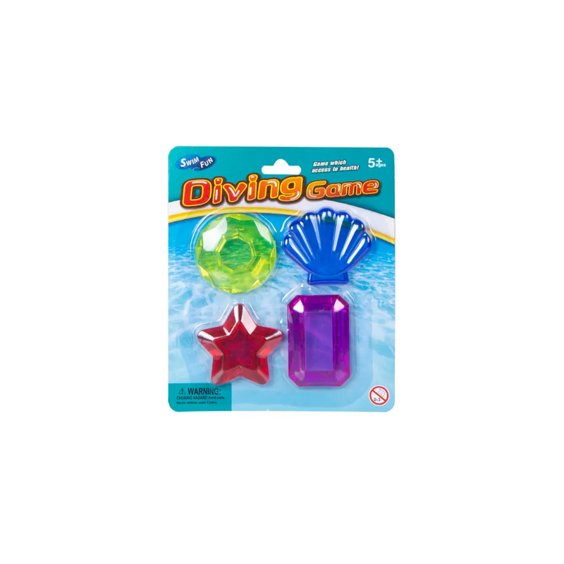 Diving Gemstone Toys 4-Pieces Set