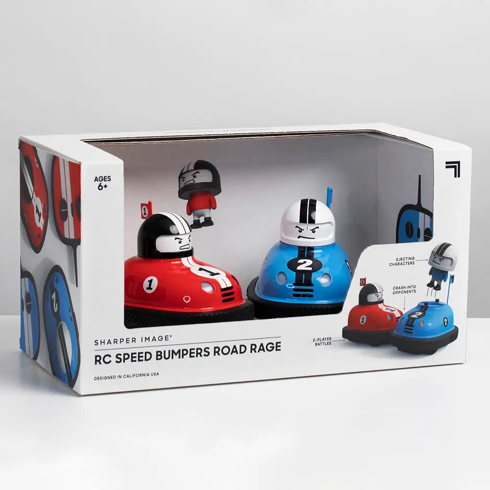 Sharper Image RC Speed Bumper Red and Blue Rag Battery Operated