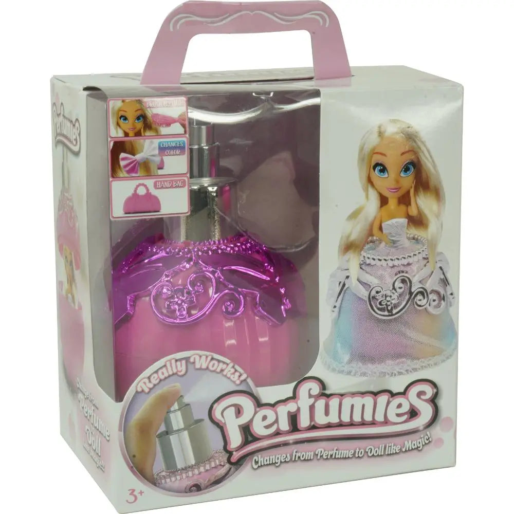 PERFUMIES DOLL+PERFUME 14CM 8ASST