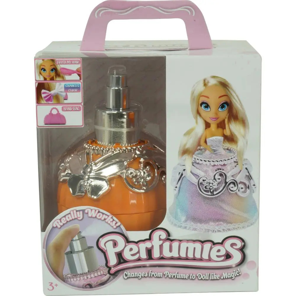 PERFUMIES DOLL+PERFUME 14CM 8ASST