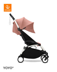 Stokke YOYO³ Stroller White Frame 6+ Bundle - Ginger