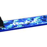 Razor A Kick Scooter Shark Camo Blue Outdoor Ride-On Toy for Kids & Teens