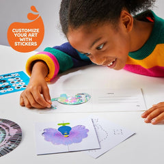 Discovery 3D Neon Spin Motorized Art Station Battery Operated