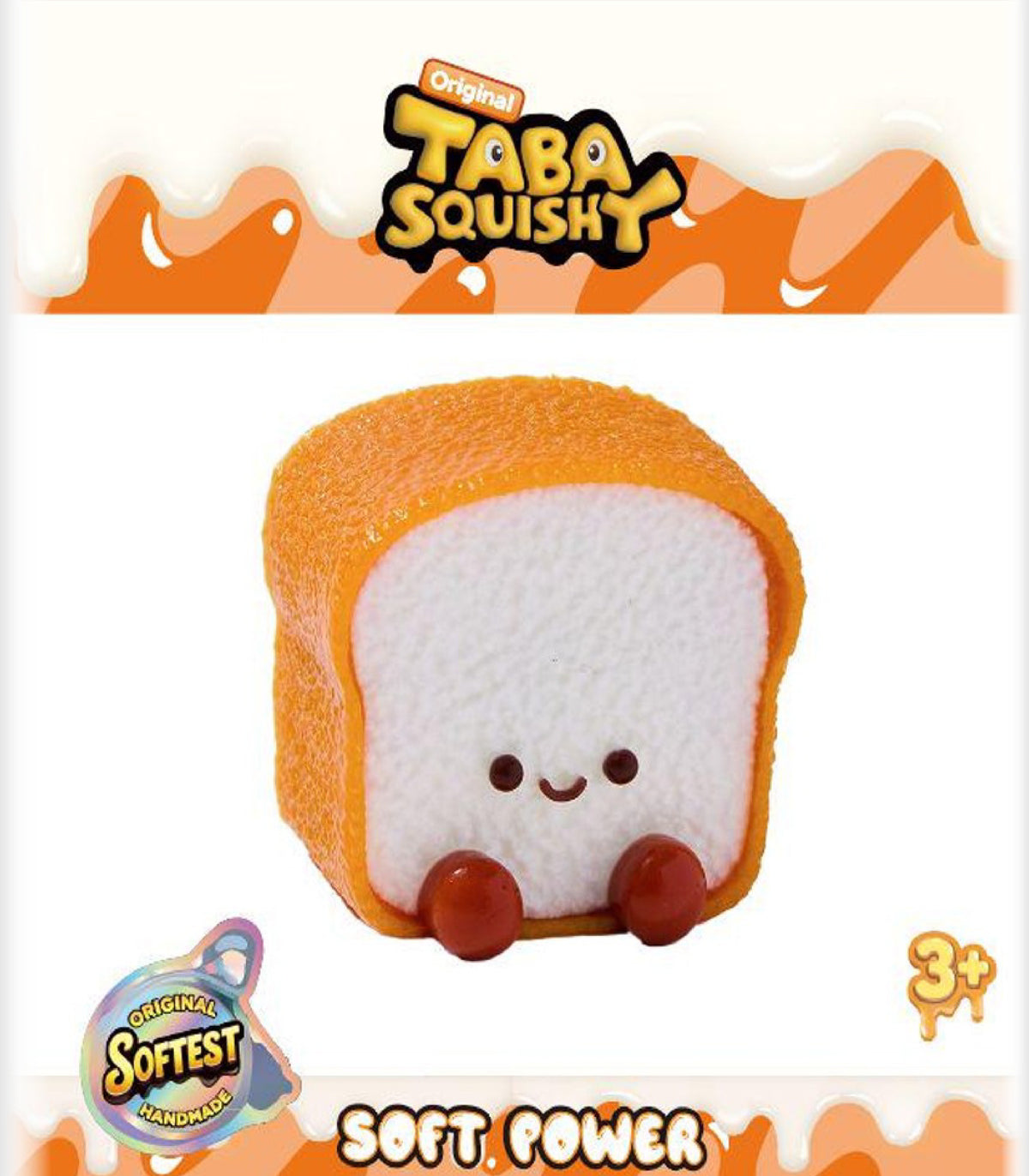 Taba Squishy Toast - Soft Sensory Fidget Toy for Kids