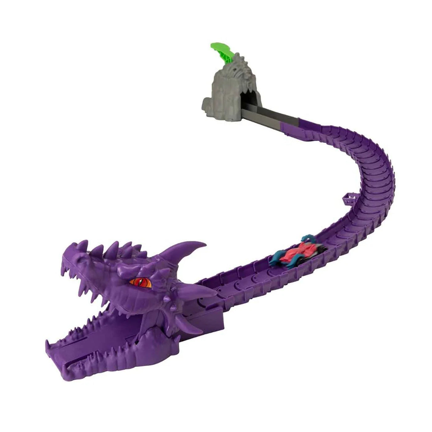 Teamsterz Beast Machines Dragon Destroyer with 1 Die-Cast Car Slam Launcher Playset for Kids