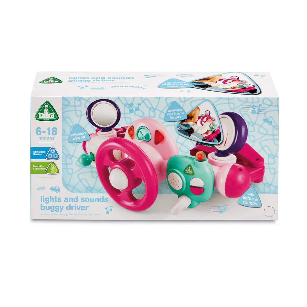 Early Learning Centre Light and Sound Buggy Driver Pink