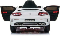 Factual Mercedes Benz C63 Ride-On Car White - Remote Control 12v Battery Operated
