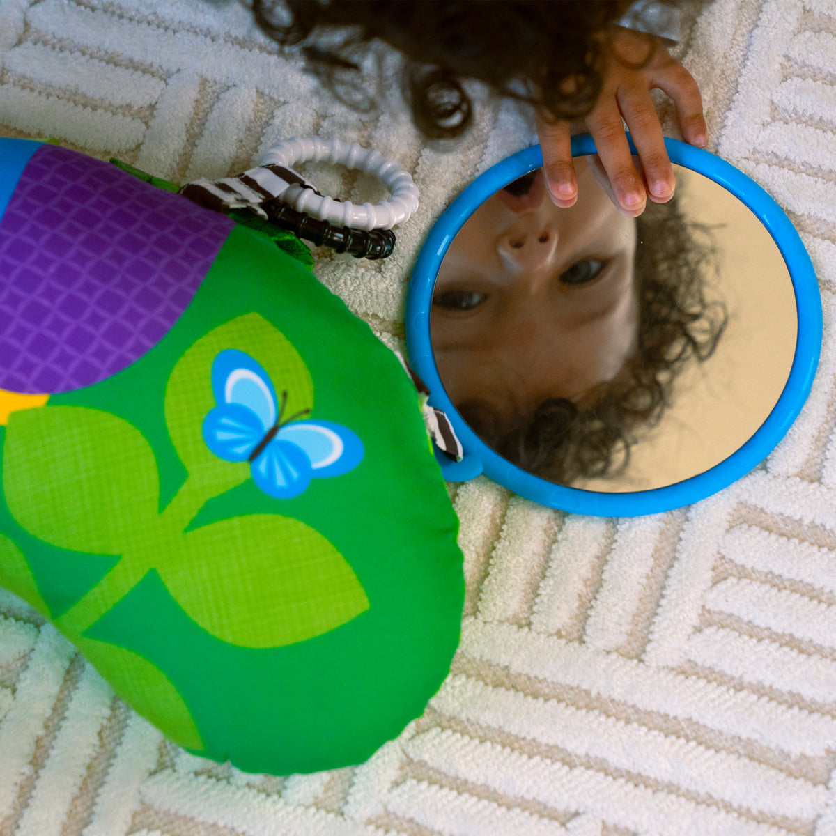 Baby Einstein Cal-a-Pillow Tummy Time Activity Pillow with Lights, Music & 9 Sensory Activities