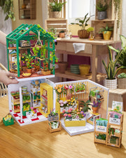 Miniverse Spaces Starter Pack Greenhouse Collectible Playset for Kids