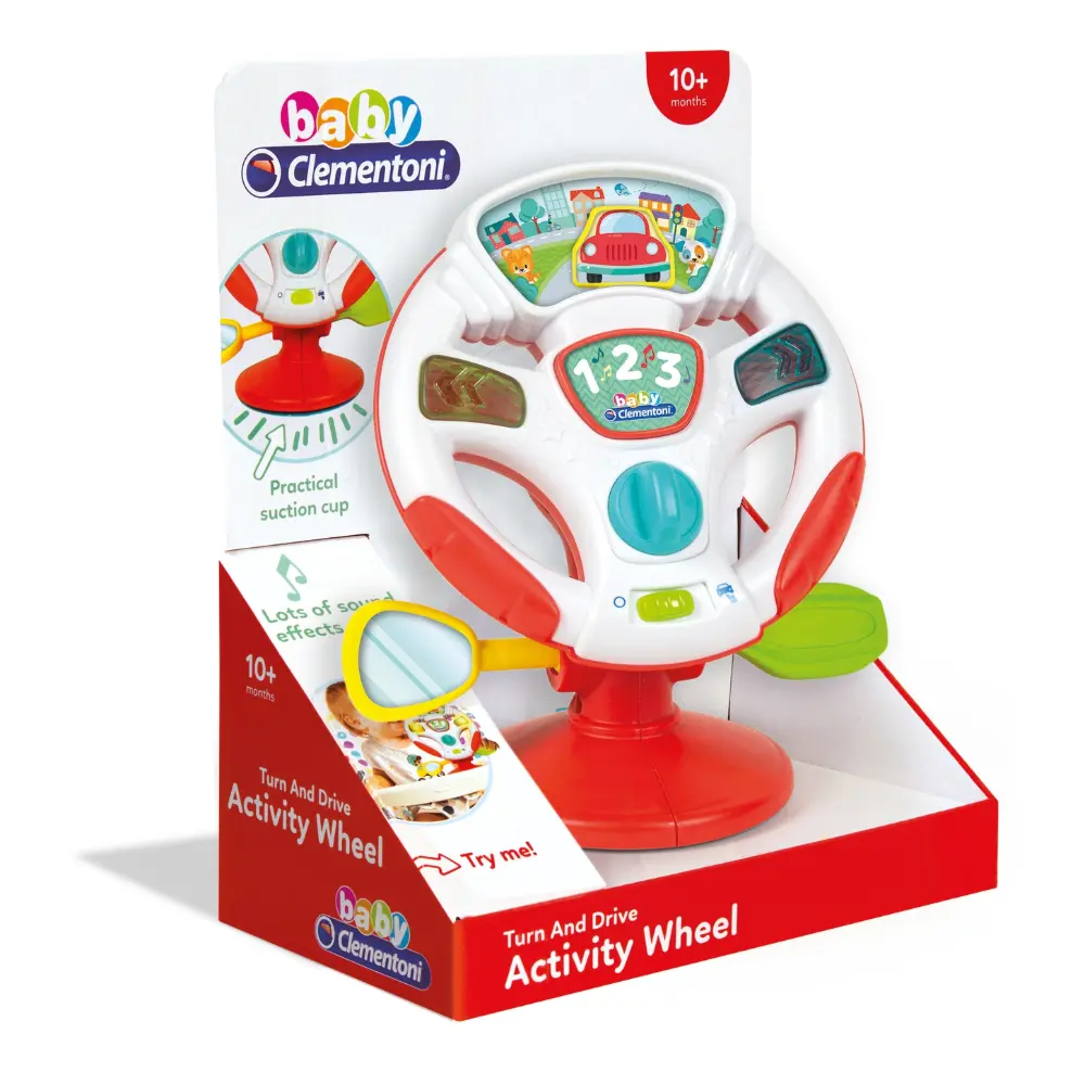 CLEMENTONI BABY ACTIVITY STEERING WHEEL