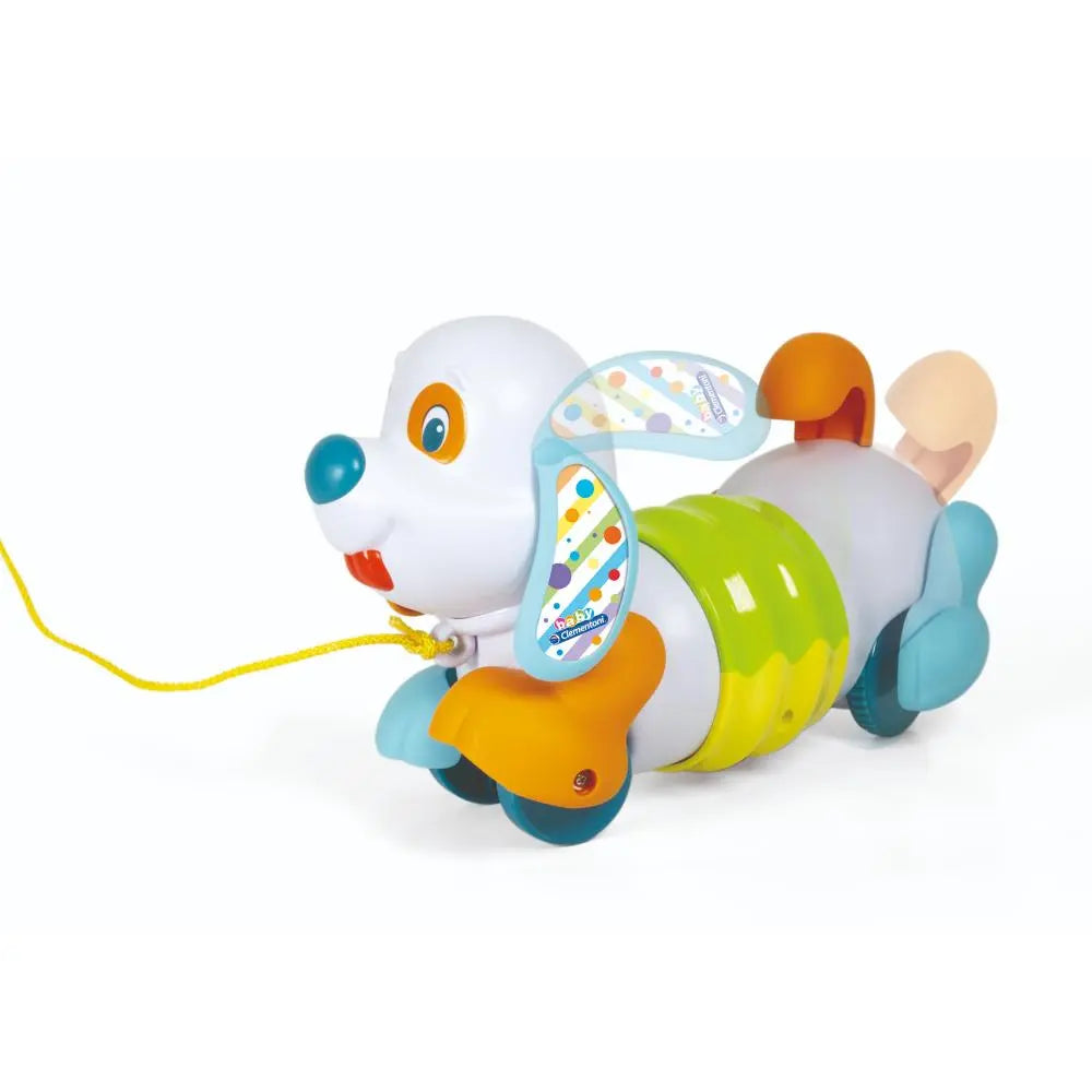 Clementoni Pull Along Dog for Baby Toddlers