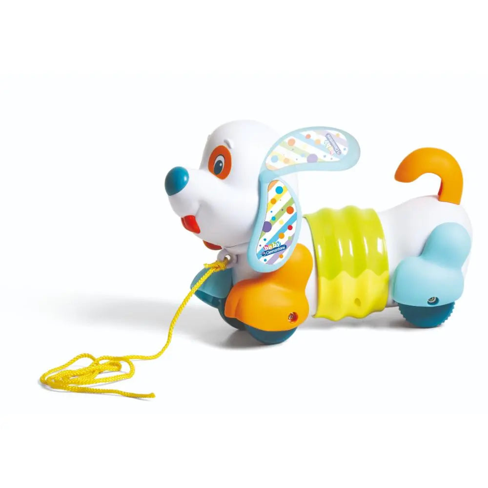 Clementoni Pull Along Dog for Baby Toddlers