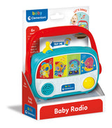 Clementoni Baby Radio Battery-Operated Musical Learning Toy for Babies