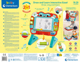 Clementoni Baby Interactive Draw & Learn Magnetic Drawing Board 18M+