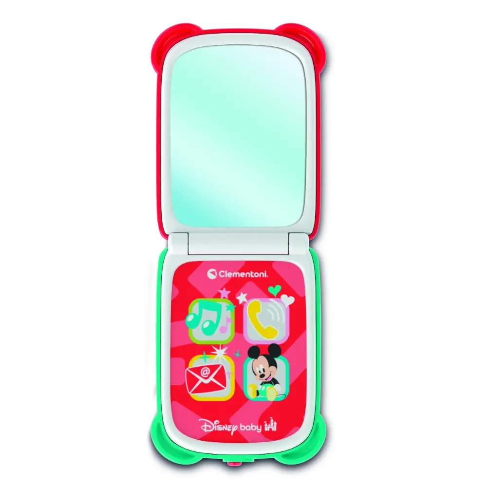 Disney Baby Mickey Flip Phone Battery Operated