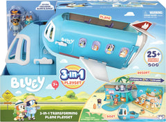 Bluey 3-In-1 Airplane Playset Battery Operated
