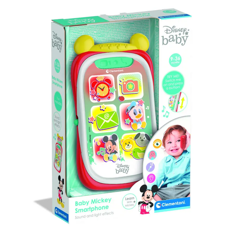 Disney Baby Mickey Smartphone Light & Sound Battery Operated