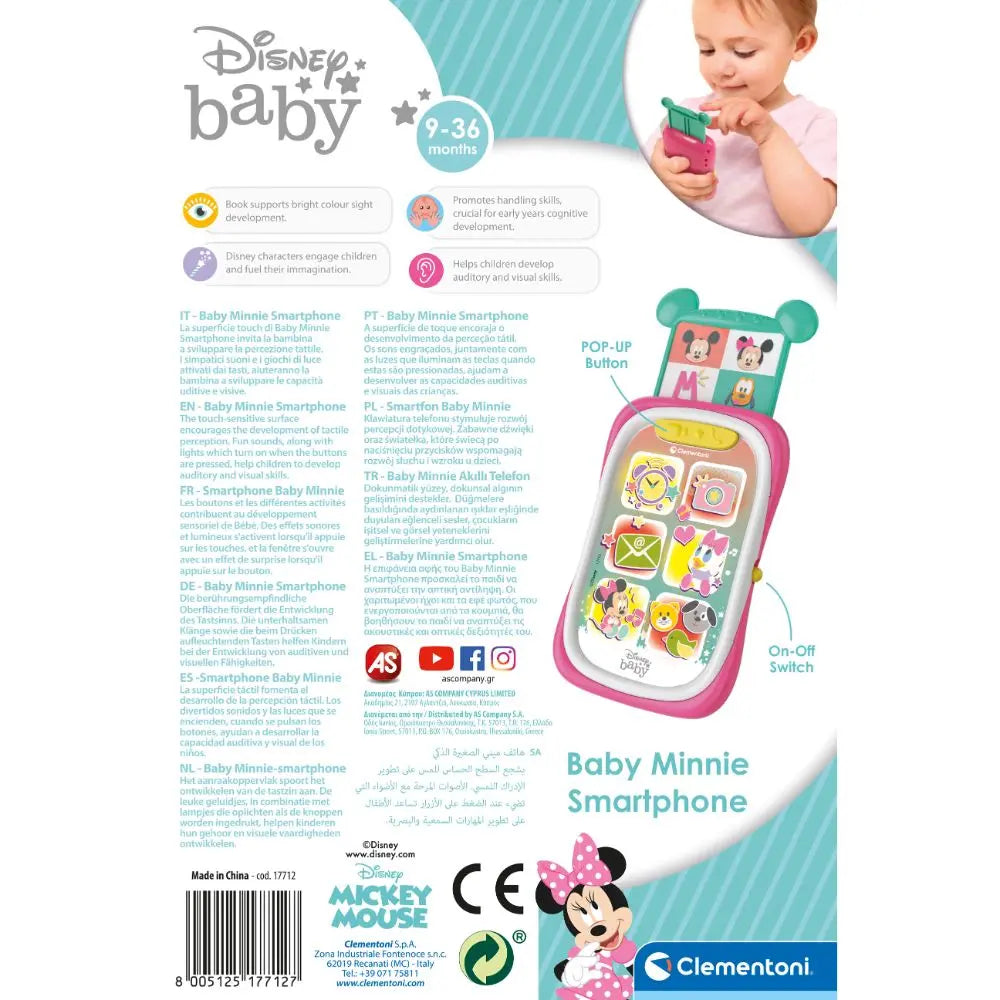 DISNEY BABY MINNIE SMARTPHONE LIGHT AND SOUND
