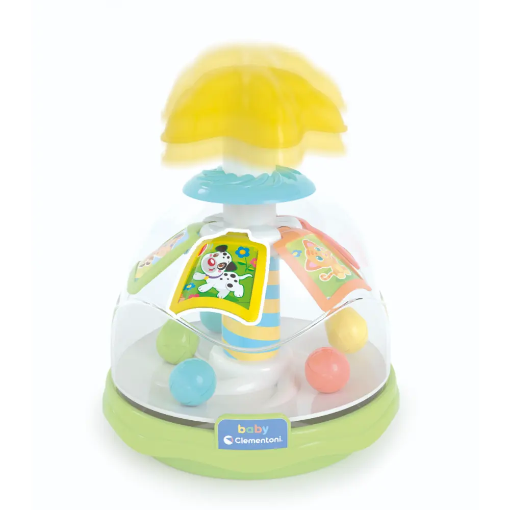 Clementoni Baby Happy Animals Spinning Top