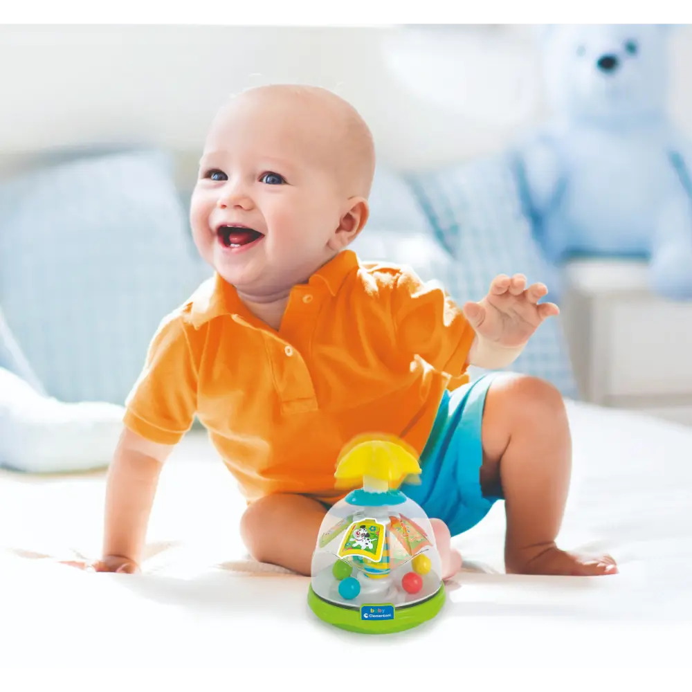 Clementoni Baby Happy Animals Spinning Top