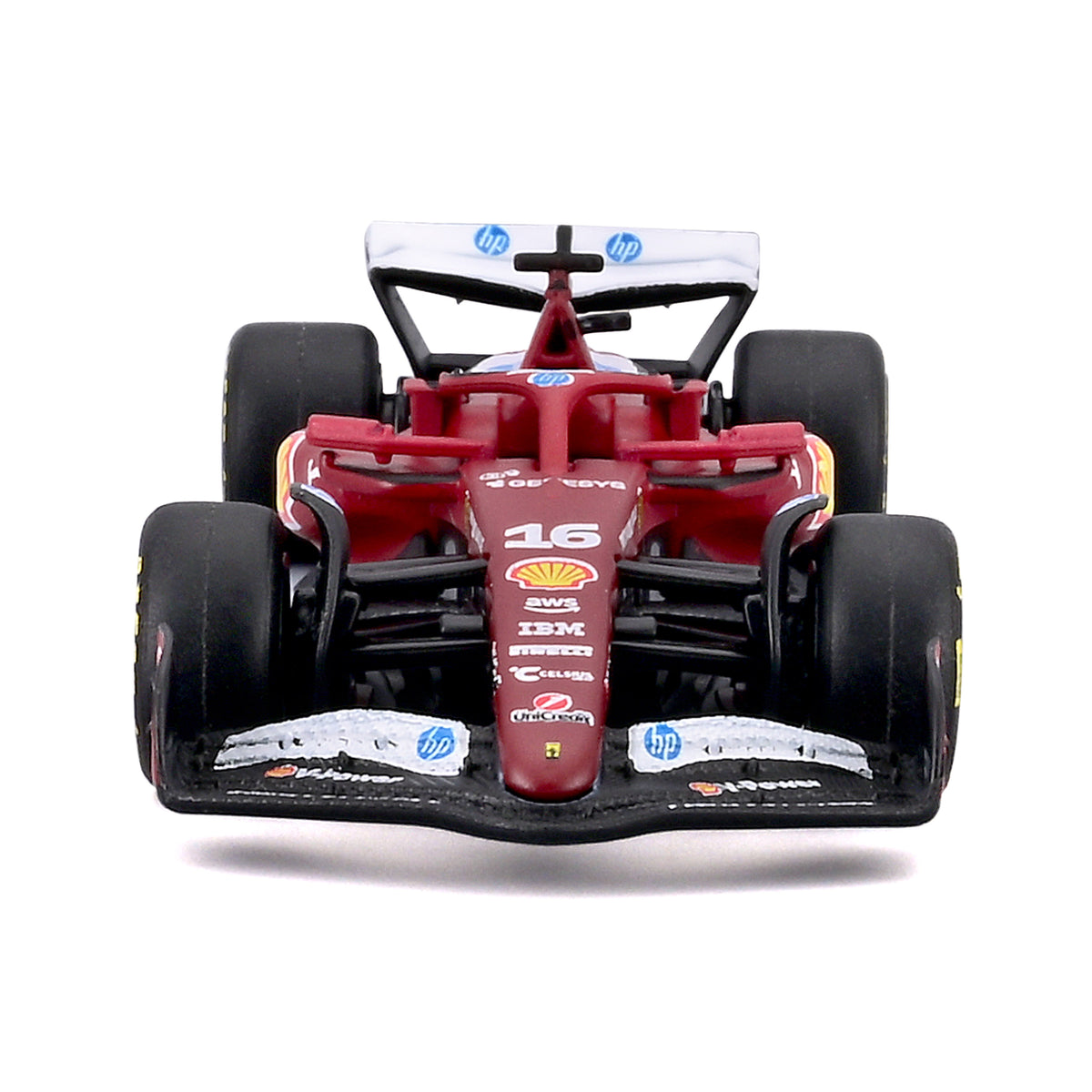 Bburago Ferrari SF-25 #16 Charles Leclerc Australian GP 2025 1:64 Die-Cast Formula 1 Collectible Race Car Toys for Kids