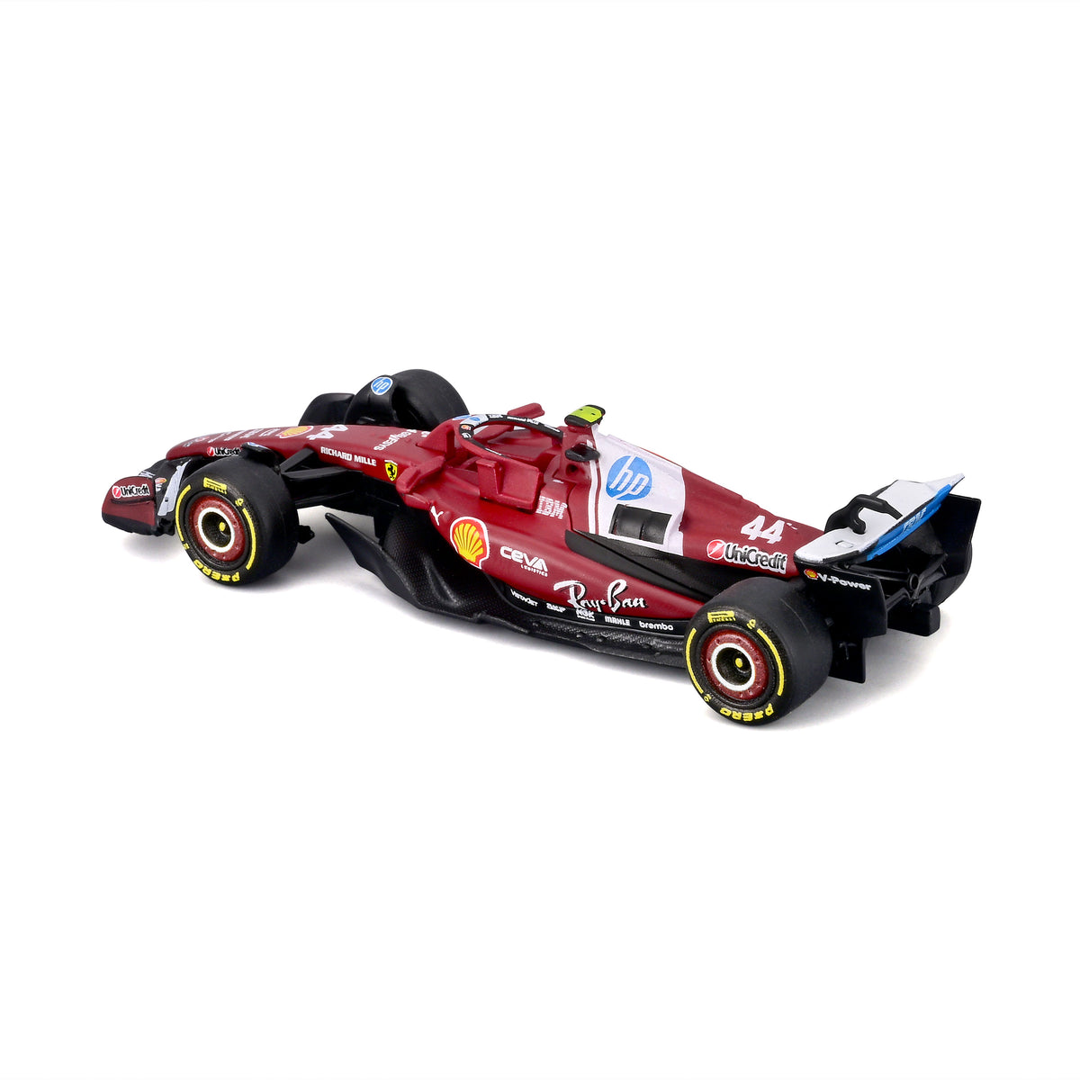 Bburago Ferrari SF-25 #44 Lewis Hamilton Australian GP 2025 1:64 Die-Cast Formula 1 Race Car Toys for Kids