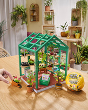 Miniverse Spaces Starter Pack Greenhouse Collectible Playset for Kids