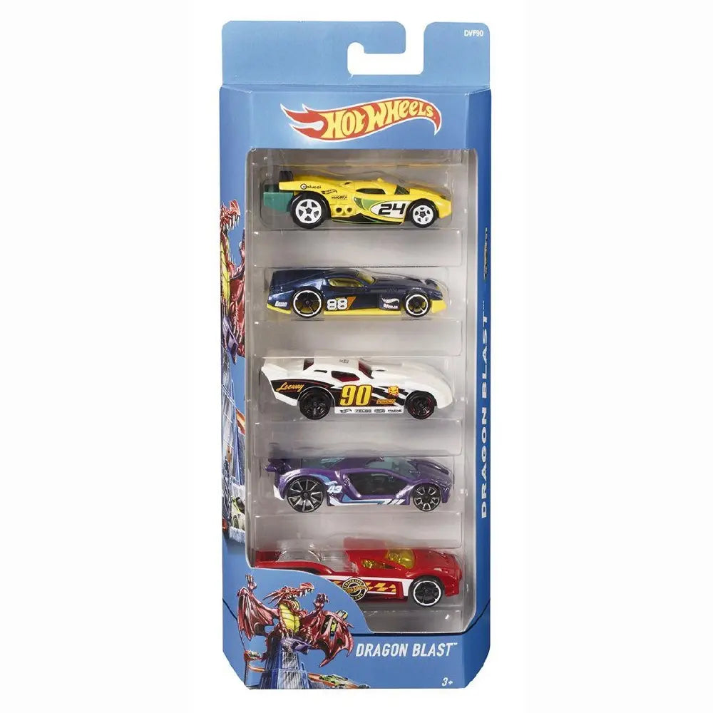 Hot Wheels 5 Car Gift Pack Assorted Figure - Sold per pack