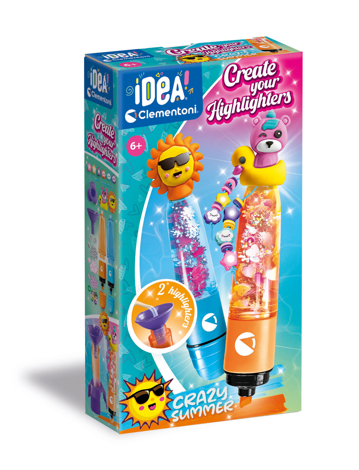 Clementoni Pen Creator Summer Highlighter Creative Craft Set for Kids