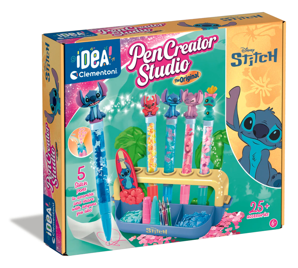 Clementoni IDEA Stitch Pen Creator Studio - Creative Arts & Crafts Kit for Kids